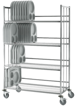 Тележка для сушки и хранения термобоксов Classic Universal MenuMobil 7760S в ШефСтор (chefstore.ru)